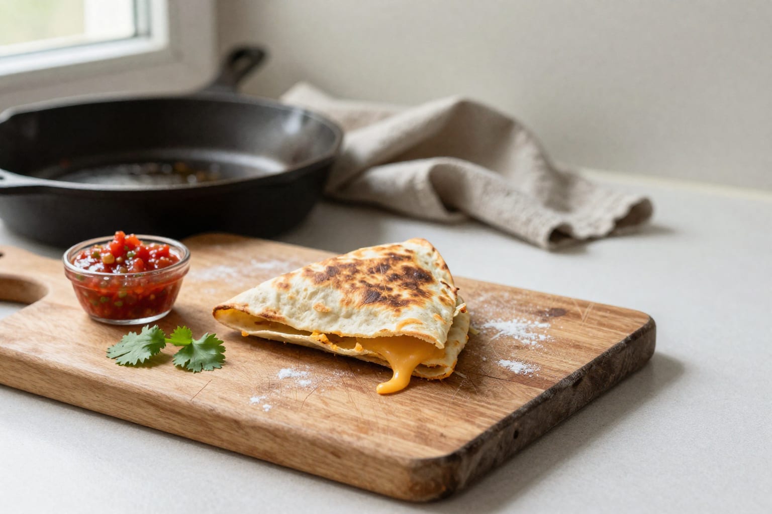 The 3-Ingredient Leftover Quesadilla Trick You'll Use Forever